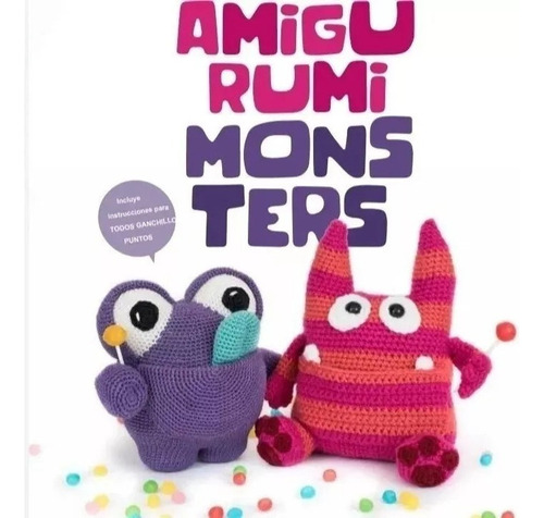 Pack 15 Patrones Amiguru Monsters Monstruos Crochet