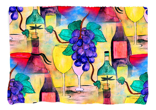 Manta Picnic Multicolor Fantasia Grape Escape