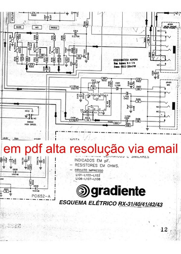 Esquema Gradiente Rx42 Rx42  Em Pdf Via Email Alta Resoluçã