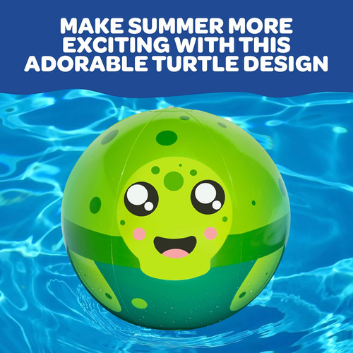 Scs Direct Aquamazing Pelota De Playa Gigante De 16 Tortugas