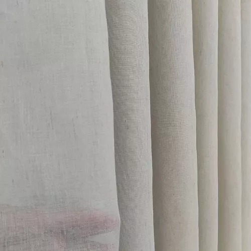 Cortina Linho Com Blackout 80% Varão 5,50x2,75