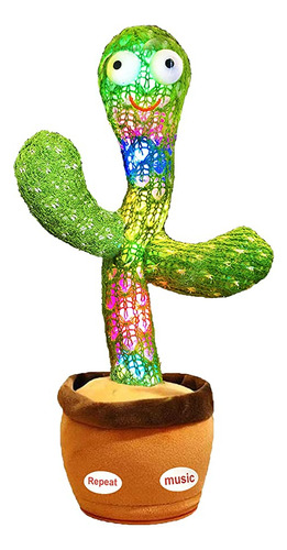 Juguete Parlante De Cactus Bailando, Paquete De Regalo Repe