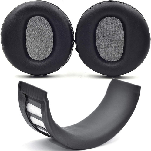 Almohadillas + Vincha Para Sony Pulse Cechya-0088 Negro