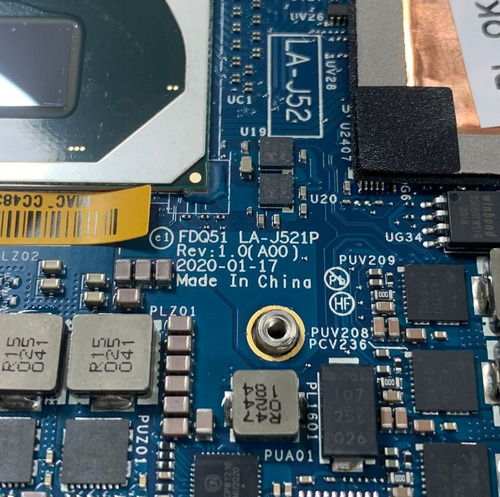 Placa Mae Dell Alienware M17 R3 32gb Ddr4 Rtx 2070m 8gb