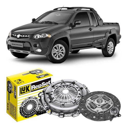 Kit Embreagem Fiat Strada 1.6 1.8 16v 2010 A 2017 Luk