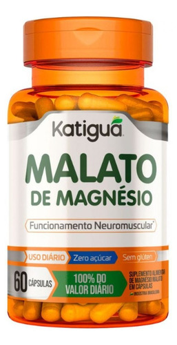 Malato De Magnésio C/60 Cápsulas - Katiguá