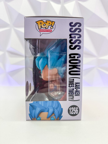 Funko Pop! Goku Kaio Ken Brilla #1256 Dragon Ball Azul Glow