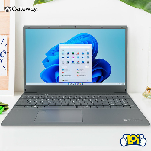 Notebook Gateway Ultra Slim GWNR71517 gris 15.6", AMD Ryzen 7 3700U 8GB de RAM 512GB SSD, AMD Radeon RX Vega 10 1920x1080px Windows 11
