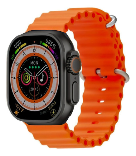 Smartwatch Hk8 Pro Max Ultra Reloj Inteligente Amoled 49mm Color De La Caja Negro