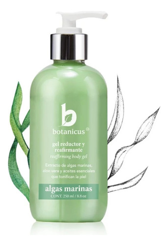 Gel Reductor De Grasa Corporal Y Celulitis Con Algas Marinas