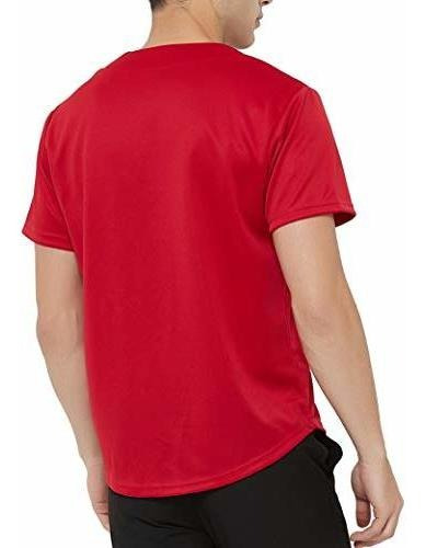 Imagen 5 de 6 de Toptie Hombres Baseball Jersey Button De La Línea De Abajo C