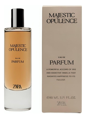 Zara Majestic Opulencia Perfume Para Mujer Edp Eau De Parfu.