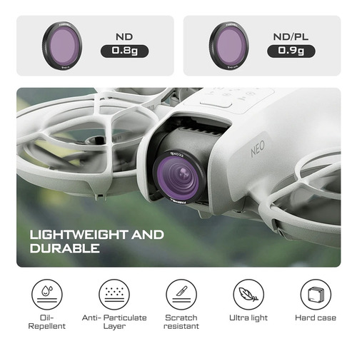 Filtro Nd Dji Neo Freewell - Bright Day Pack 3