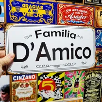 Comprar Cartel Chapa Direccion Y Número Para Domicilio Apto Exterior