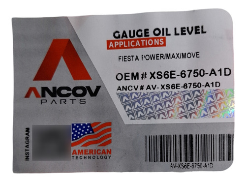Varilla Medir Aceite Fiesta Power Move Max Ka Ancov