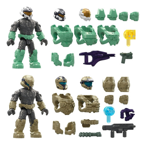 Figura De Acción De Mega Bloks Bazaar Battleground Halo Infi