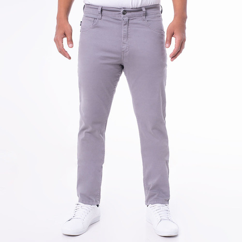 Pantalon Clasico Drill Fits Men Ocasas Plata