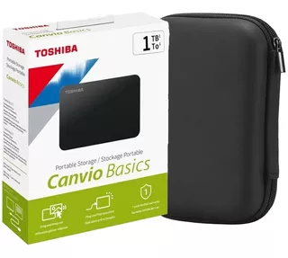 Disco Duro Externo Toshiba 1tb Gratis Protector Portátil Env