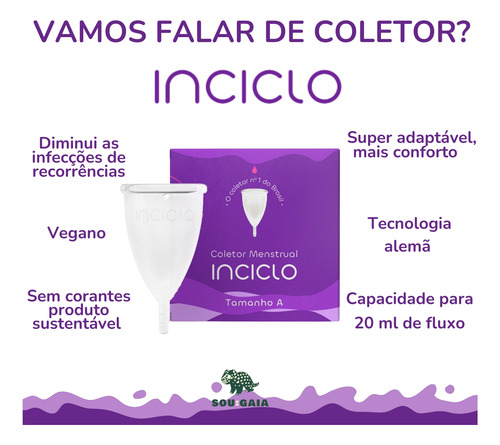 Kit Coletor Menstrual + Disco Lovin Cápsula Todos Tamanhos