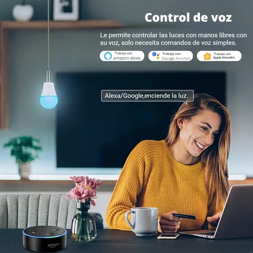 De Foco Wifi Inteligente Rgbcw 9w Para Homekit Alexa