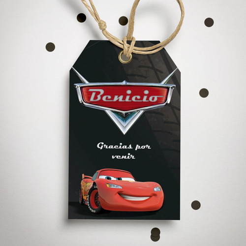 Imagen 8 de 9 de Kit Imprimible Cars Disney Para Cumpleaños Personalizado