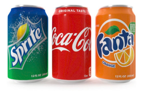 Coca-cola,sprite O Fanta Lata 330cc (6 Unidades)-super