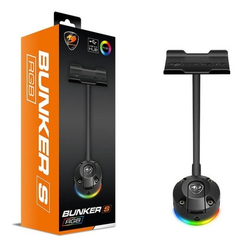 Imagen 5 de 6 de Soporte Para Auriculares Cougar Bunker S Rgb Hub Usb