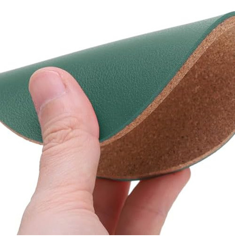 12 Posavasos De Corcho Para Plantas De 4 X 4 X 0.2 Pulgadas,