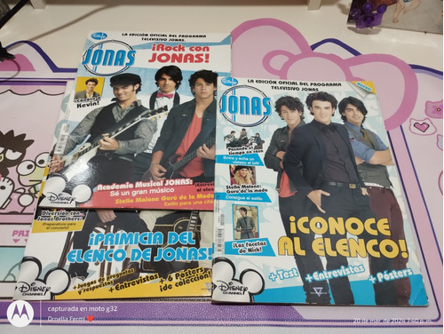 Combo X3 Revistas De La Serie Jonas.