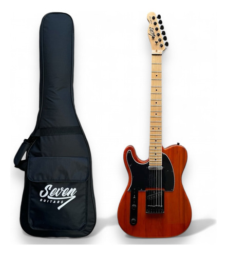 Guitarra Telecaster Seven Stc-307 Canhoto Am Ambar C/ Bag