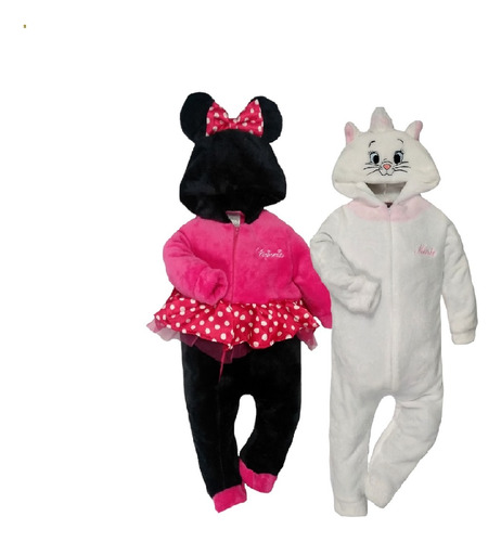 Kit 2 Mamelucos Disney Minnie Y Marie