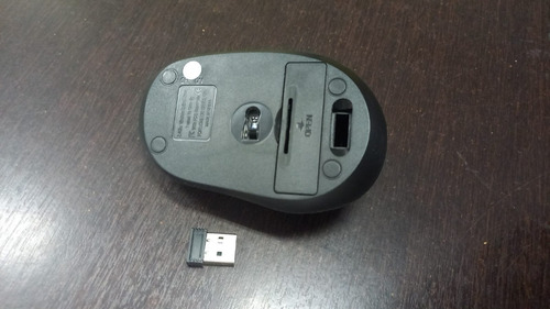 Wireless Optical Mouse Sem Fio 2.4ghz Branco 2hrs Cor Preto