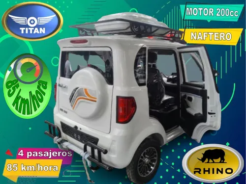 Triciclo Naftero 200cc 4 Pasajeros Titan Rhino 0km