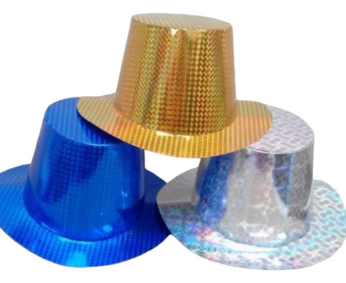 Sombrero Holografiado Copa Alta Hora Loca Fiestas Eventos