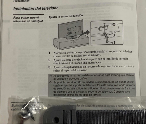 Soporte De Sobremesa Para Tv Sony Bravia. (Usado)