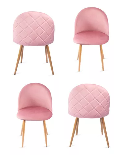 Living Style - Silla Thea Pana Rosa x 4 unidades