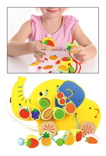 Brinquedos De Enfiar, Brinquedos Educativos De Elefante