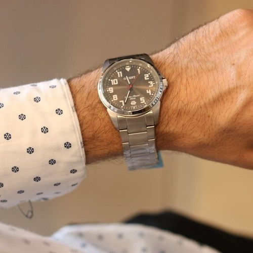Relogio Masculino Orient Analogico Mbss1154a G2sx Aço Prata
