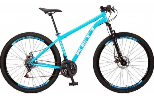 Bicicleta Kett Sport Montaña 21 V Rodado 29 Mvd Sport Color Celeste Tamaño del cuadro 29