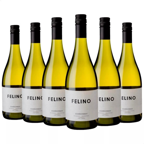 Vino Felino Chardonnay 750ml X6 01almacen