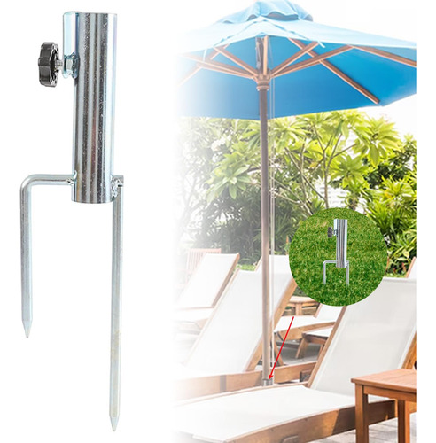 Patio Umbrella Anchor Parasol Stander Soporte De Stand 3.6cm