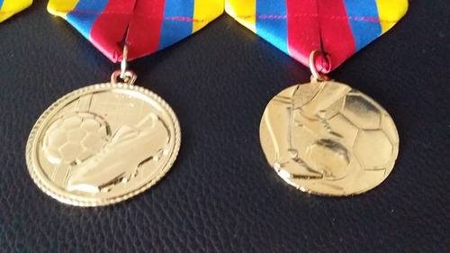 Medallas De Futbol (pack 3 Unidades X 5v)