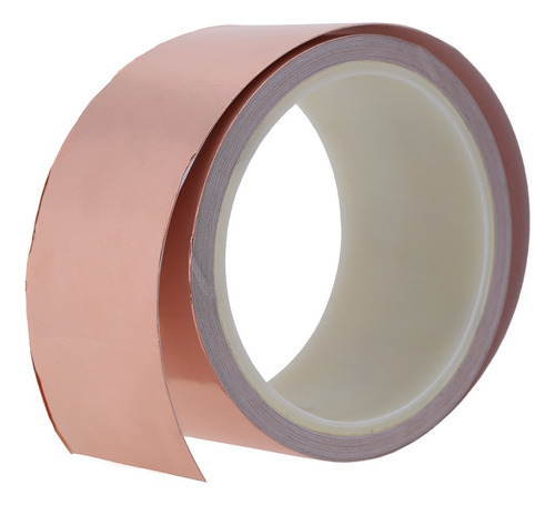 50mm * 10m Fita De Folha De Cobre Um Lado Emi Blindagem Únic