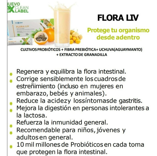 Kit De Fuxion Detox/prunex1/floraliv 14sobres
