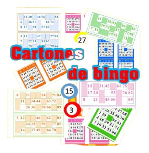 Kit Imprimible Cartones De Bingo