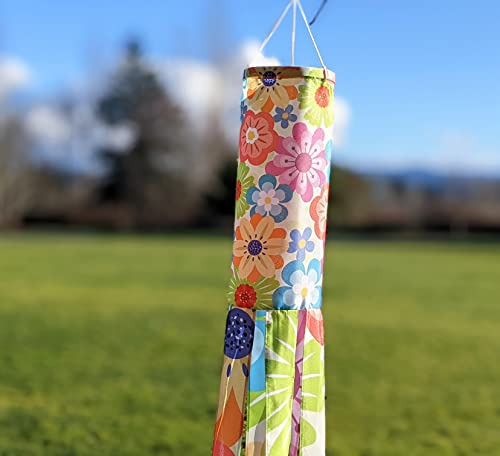 Calcetín De Viento Con Diseño De Flores De Primavera De Madr