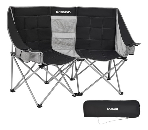 Sillas De Camping Loveseat Para Adultos, 2 Personas, Dobles