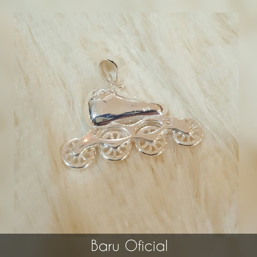 Imagen 3 de 5 de Dije De Plata Sellada 925 Roller