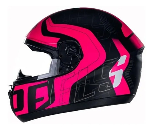 Capacete Fechado Feminino Peels Spike New Ghost Rosa Fosco