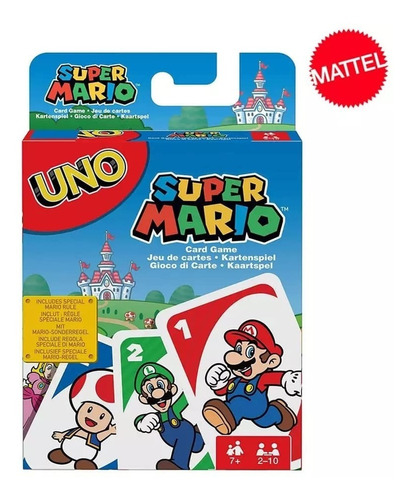 Juego De Cartas Uno Minecraft -super Mario 